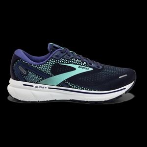 Brooks Women's Ghost 14 Running Shoes Navy Blue Teal Sz 9 Wide SH4